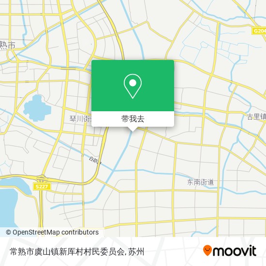 常熟市虞山镇新厍村村民委员会地图
