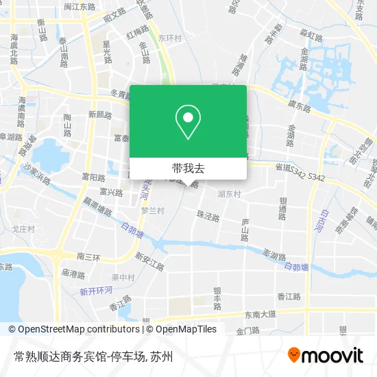 常熟顺达商务宾馆-停车场地图