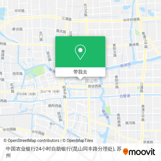 中国农业银行24小时自助银行(昆山同丰路分理处)地图