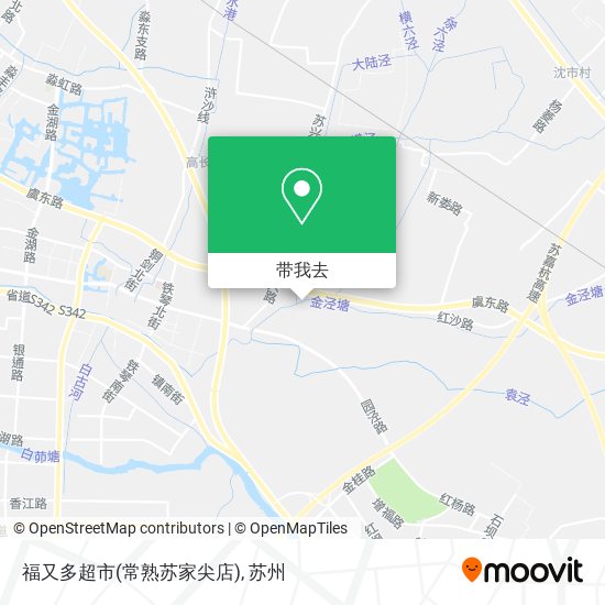 福又多超市(常熟苏家尖店)地图