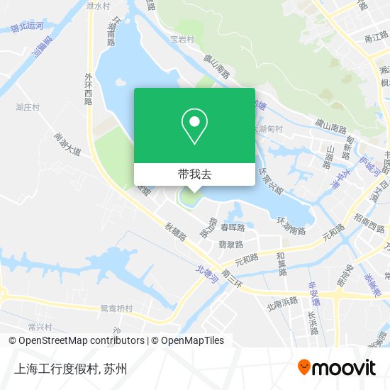 上海工行度假村地图