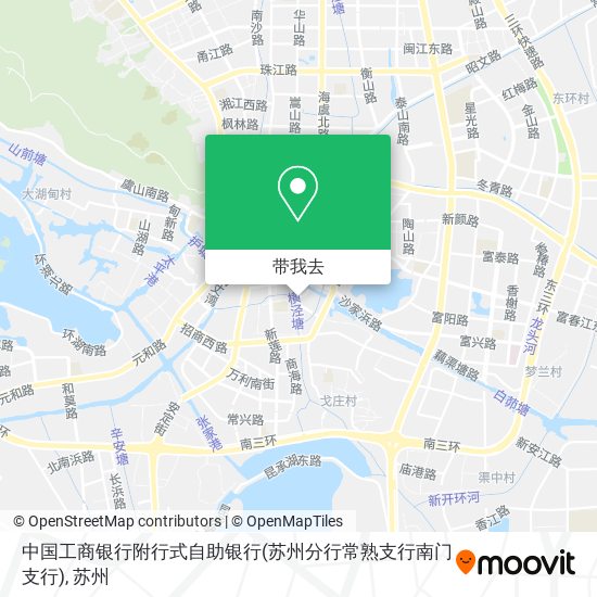 中国工商银行附行式自助银行(苏州分行常熟支行南门支行)地图