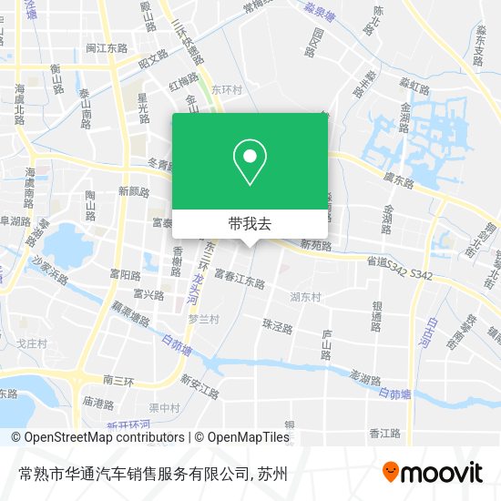 常熟市华通汽车销售服务有限公司地图