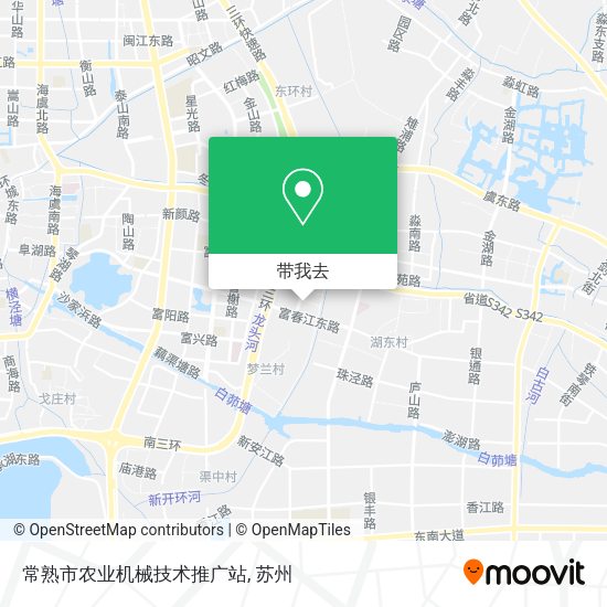 常熟市农业机械技术推广站地图