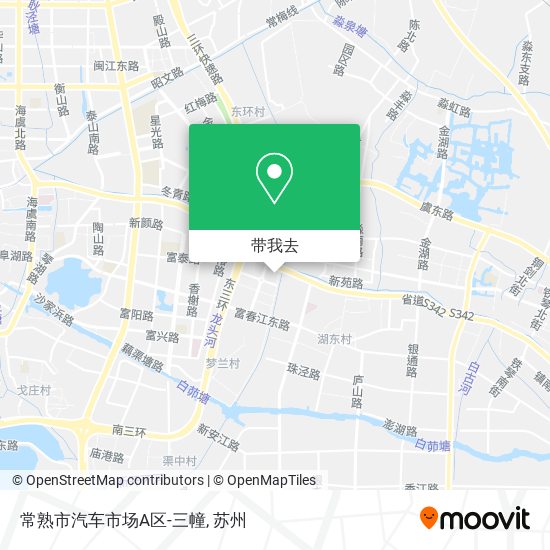 常熟市汽车市场A区-三幢地图