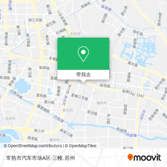 常熟市汽车市场A区-三幢地图