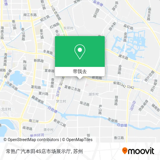 常熟广汽本田4S店市场展示厅地图