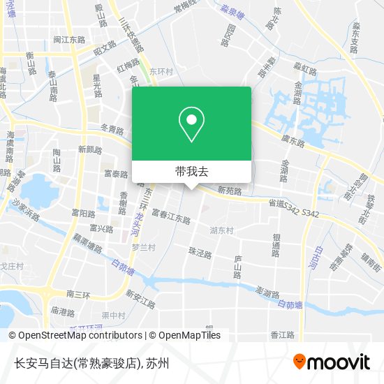 长安马自达(常熟豪骏店)地图