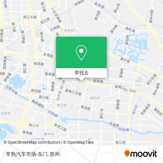 常熟汽车市场-东门地图