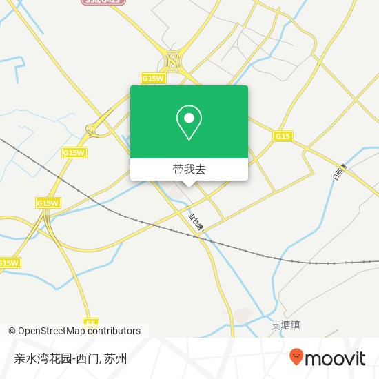 亲水湾花园-西门地图