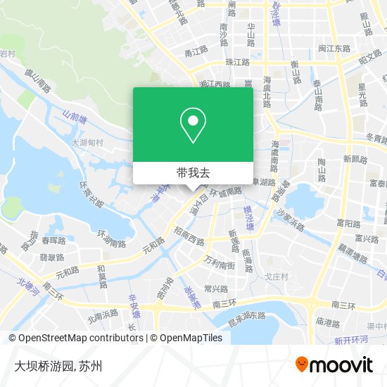 大坝桥游园地图