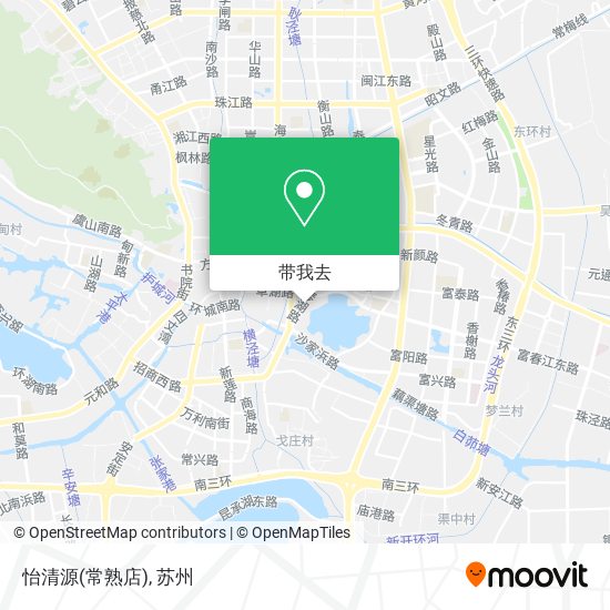 怡清源(常熟店)地图