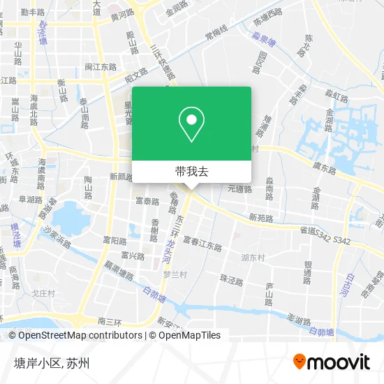 塘岸小区地图