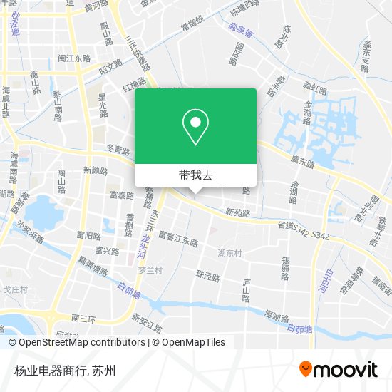 杨业电器商行地图