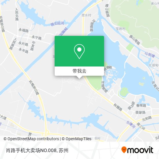 肖路手机大卖场NO.008地图