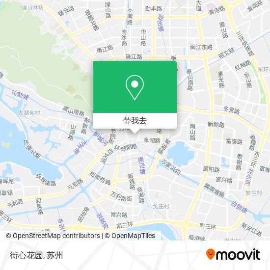 街心花园地图