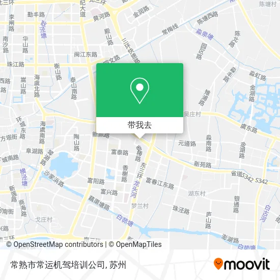 常熟市常运机驾培训公司地图