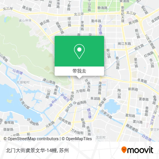 北门大街虞景文华-14幢地图