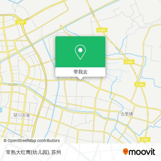 常熟大红鹰(幼儿园)地图