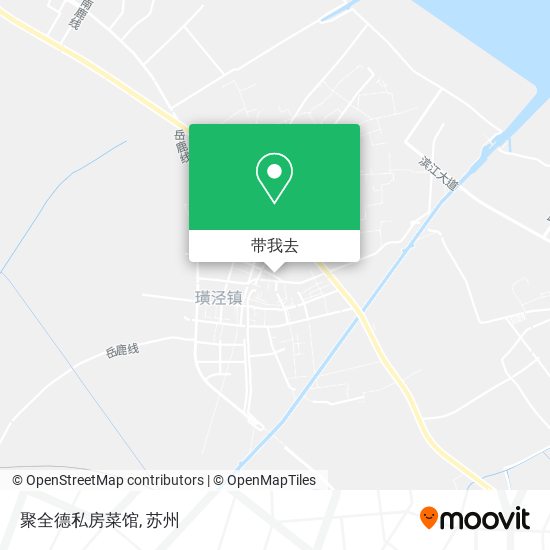 聚全德私房菜馆地图