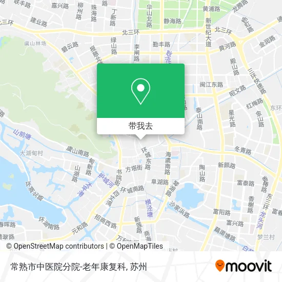 常熟市中医院分院-老年康复科地图