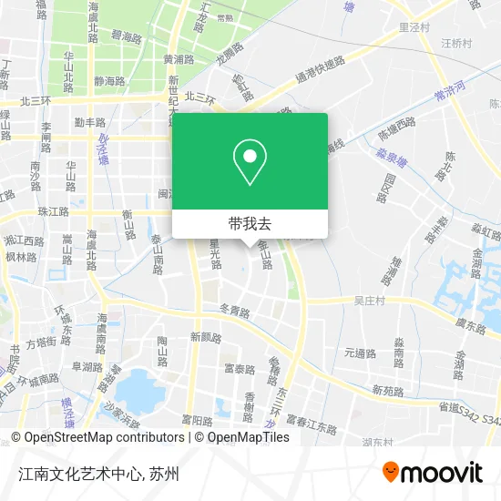 江南文化艺术中心地图