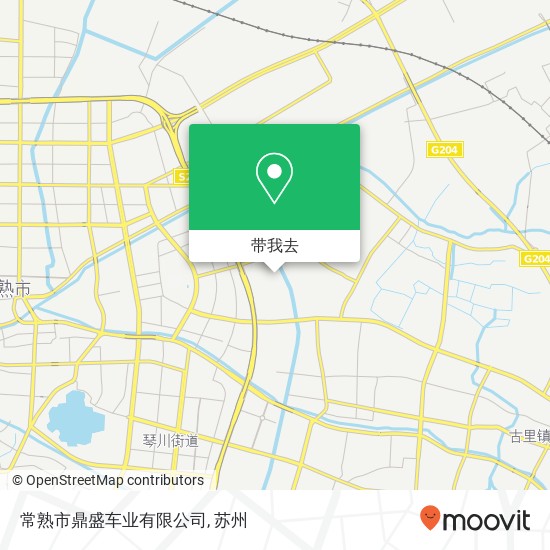 常熟市鼎盛车业有限公司地图