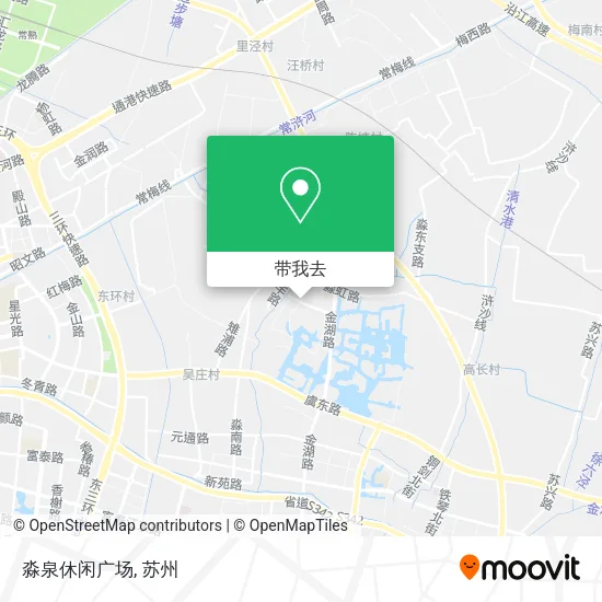 淼泉休闲广场地图