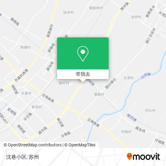 沈巷小区地图