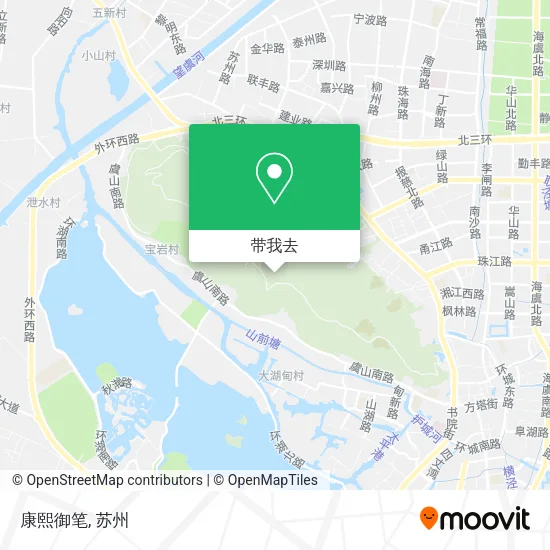 康熙御笔地图