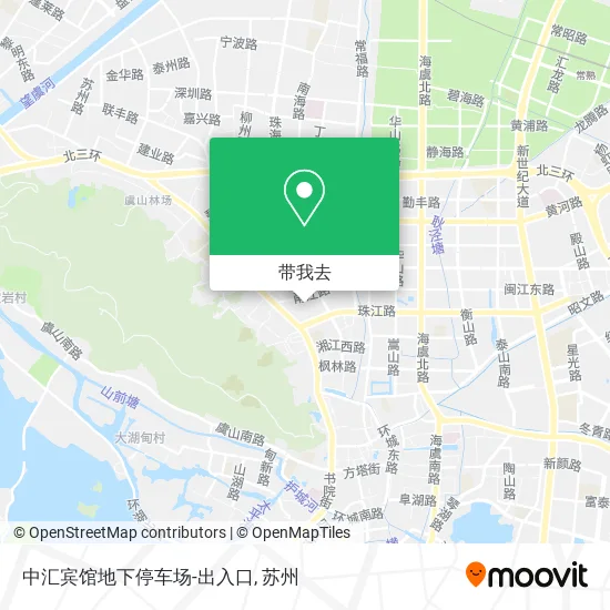中汇宾馆地下停车场-出入口地图