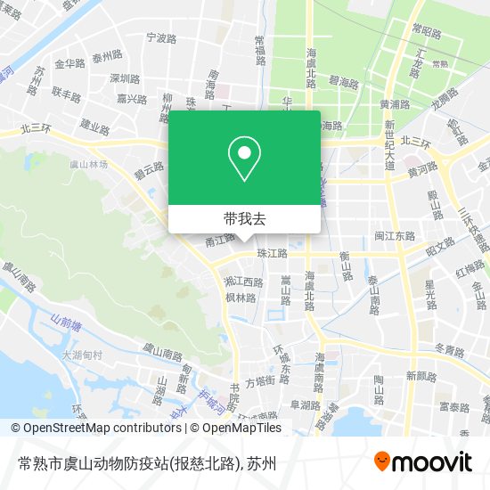 常熟市虞山动物防疫站(报慈北路)地图