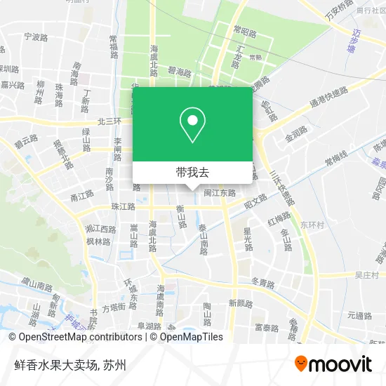 鲜香水果大卖场地图