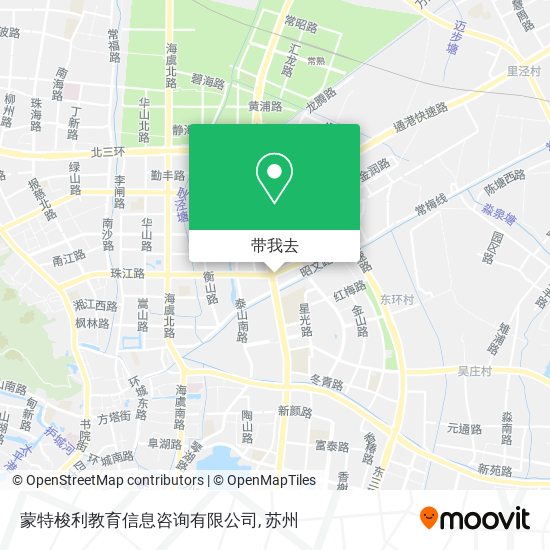 蒙特梭利教育信息咨询有限公司地图