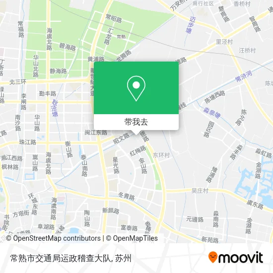 常熟市交通局运政稽查大队地图