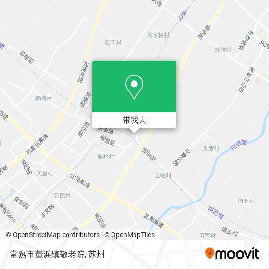 常熟市董浜镇敬老院地图