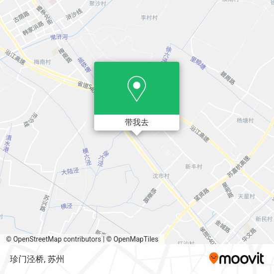 珍门泾桥地图