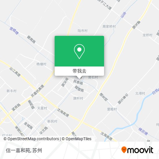 信一嘉和苑地图