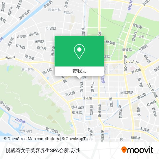 悦靓湾女子美容养生SPA会所地图