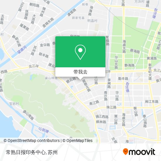 常熟日报印务中心地图