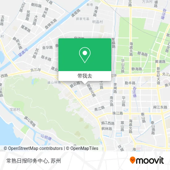 常熟日报印务中心地图