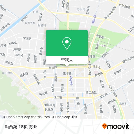 勤西苑-18栋地图