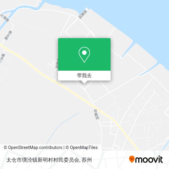 太仓市璜泾镇新明村村民委员会地图