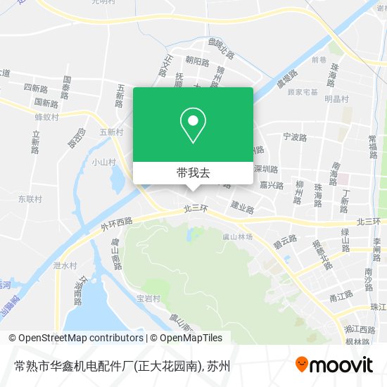 常熟市华鑫机电配件厂(正大花园南)地图