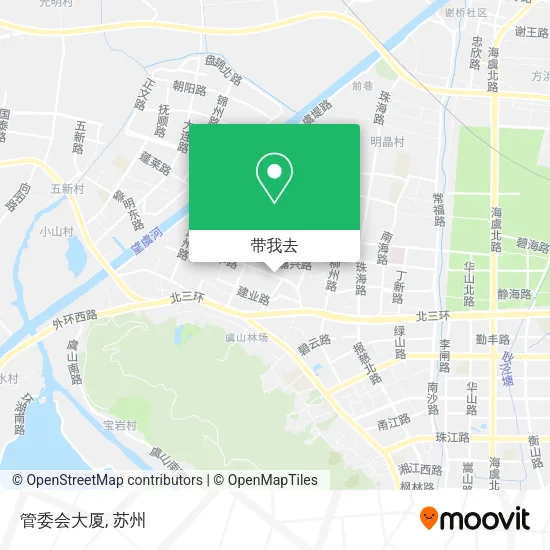 管委会大厦地图