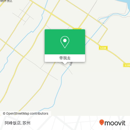 阿峰饭店地图