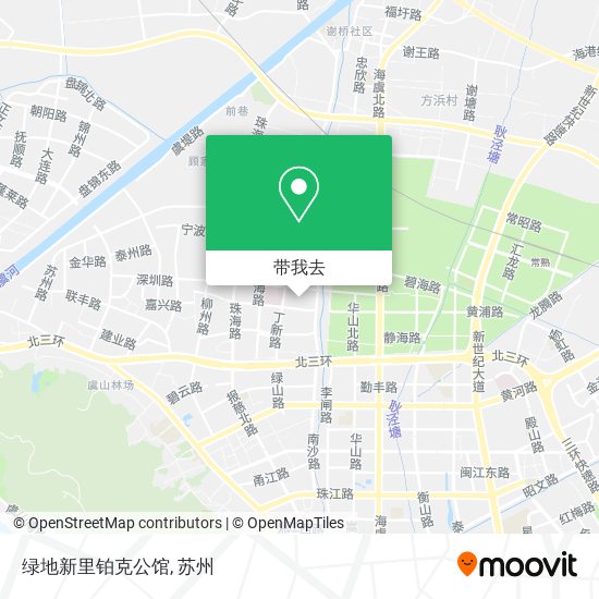 绿地新里铂克公馆地图