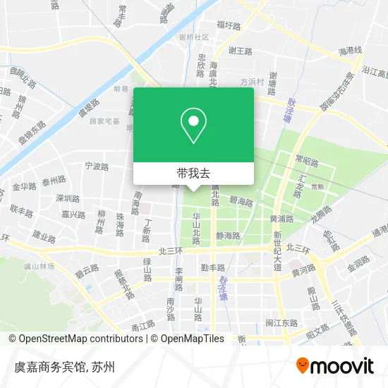 虞嘉商务宾馆地图