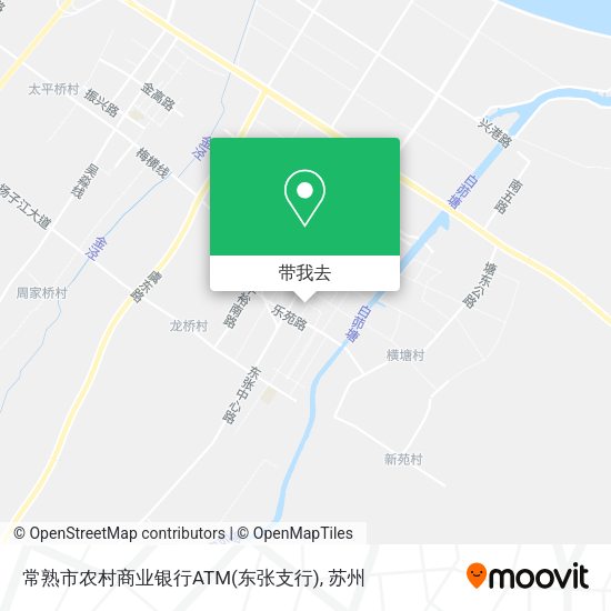 常熟市农村商业银行ATM(东张支行)地图