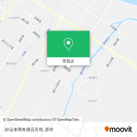 好运来商务酒店宾馆地图